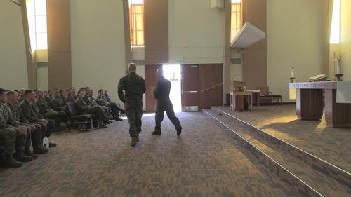 21st Chaplain of the Marine Corps visits 3rd MAW