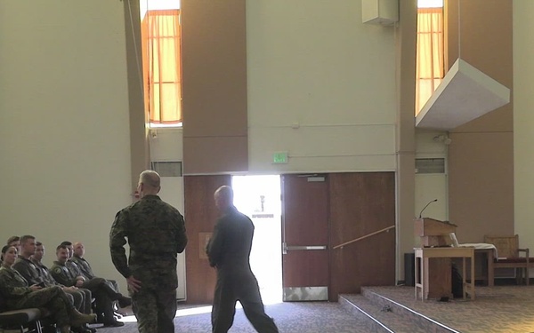 21st Chaplain of the Marine Corps visits 3rd MAW