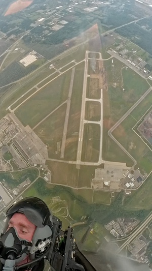 F-22 Raptor Aerial Demonstration Team cockpit B-roll