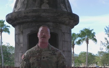 Lt. Col. Dickinson Explains the Army of the Caribbean Week '26