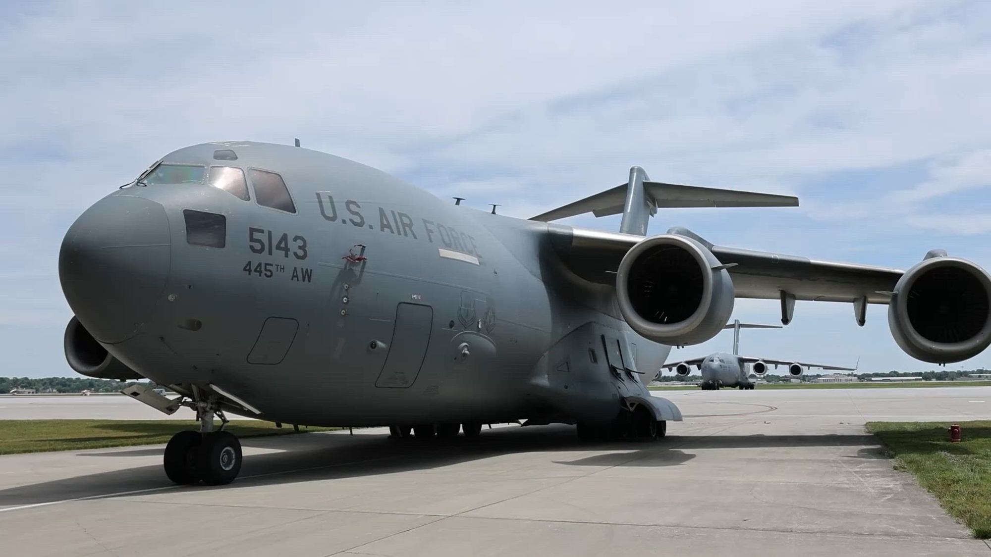 Looping video for the 445th Airlift Wing. (U.S. Air Force video by Amanda Dick)
