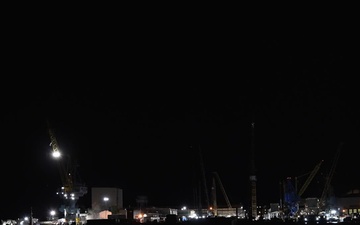 PNSY USS Cheyenne (SSN 773) Departure