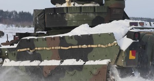 1st Cavalry Division Conducts Bradley Gunnery in Lithuania (B-Roll)