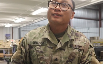 91J10 Quartermaster and Chemical Equipment Repairer Course student discusses training