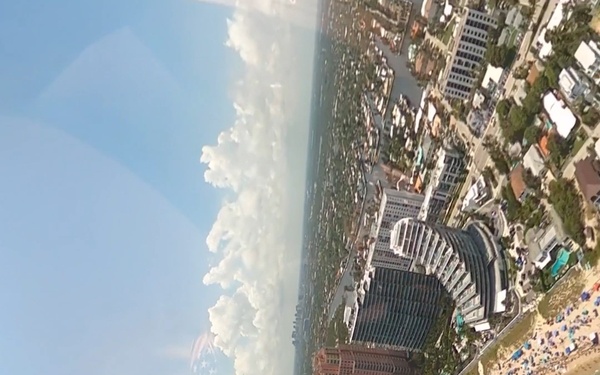 F-22 Raptor Aerial Demonstration Team Cockpit B-Roll
