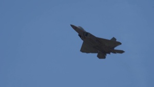 F-22 Raptor Aerial Demonstration Team Cockpit B-Roll