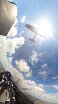 F-22 Raptor Aerial Demonstration Team Cockpit B-Roll