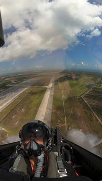 F-22 Raptor Aerial Demonstration Team Cockpit B-Roll