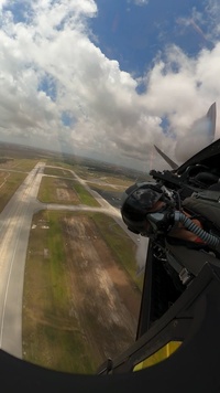 F-22 Raptor Aerial Demonstration Team Cockpit B-Roll