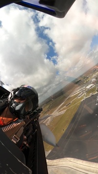 F-22 Raptor Aerial Demonstration Team Cockpit B-Roll