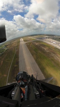 F-22 Raptor Aerial Demonstration Team Cockpit B-Roll