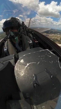 F-22 Raptor Aerial Demonstration Team Cockpit B-Roll