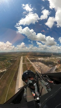 F-22 Raptor Aerial Demonstration Team Cockpit B-Roll