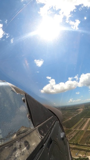 F-22 Raptor Aerial Demonstration Team Cockpit B-Roll