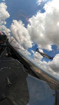 F-22 Raptor Aerial Demonstration Team Cockpit B-Roll