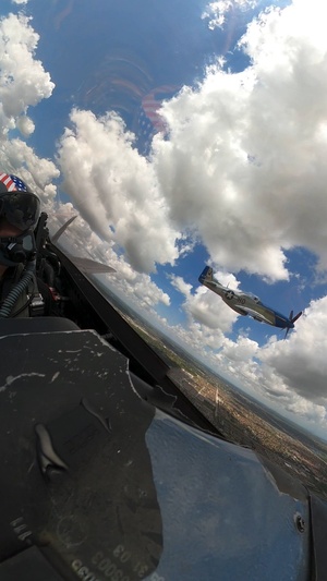 F-22 Raptor Aerial Demonstration Team Cockpit B-Roll