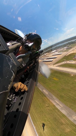 F-22 Raptor Aerial Demonstration Team Cockpit B-Roll