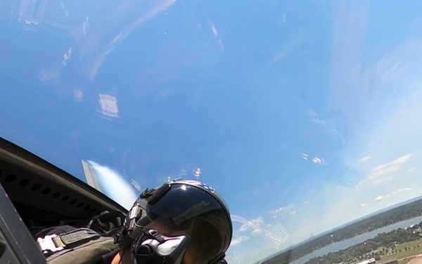 F-22 Raptor Aerial Demonstration Team Cockpit B-Roll