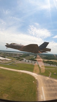 F-22 Raptor Aerial Demonstration Team Cockpit B-Roll