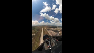 F-22 Raptor Aerial Demonstration Team Cockpit B-Roll