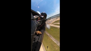 F-22 Raptor Aerial Demonstration Team Cockpit B-Roll