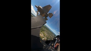 F-22 Raptor Aerial Demonstration Team Cockpit B-Roll