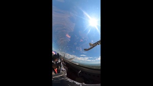 F-22 Raptor Aerial Demonstration Team Cockpit B-Roll