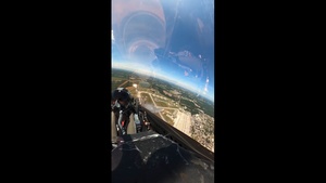 F-22 Raptor Aerial Demonstration Team Cockpit B-Roll