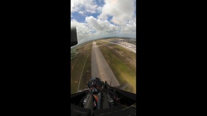 F-22 Raptor Aerial Demonstration Team Cockpit B-Roll