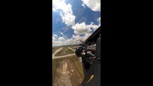 F-22 Raptor Aerial Demonstration Team Cockpit B-Roll