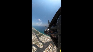 F-22 Raptor Aerial Demonstration Team Cockpit B-Roll