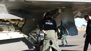 F-22 Raptor Aerial Demonstration Team performs at the Avalon Australia International Air Show 2025: B-Roll