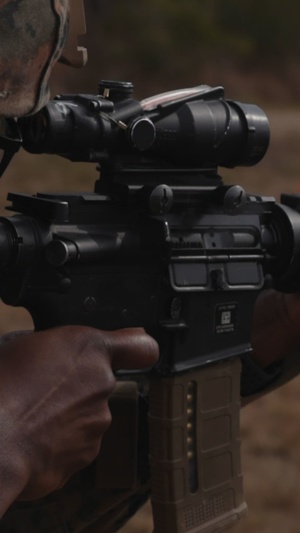 Reel: U.S. Marines with Truck Company, 23d Marine Regiment conduct known distance range