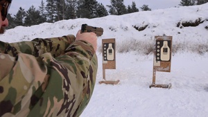 U.S. Army MPs conduct weapons qualifications in Latvia