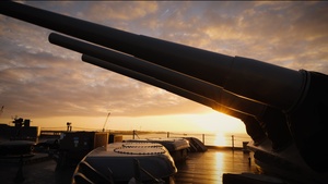 USS Alabama (BB-60) b-roll