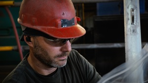 Shipyard Workers Build U.S. Navy Ships at Austal USA