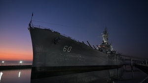 USS Alabama (BB-60) b-roll