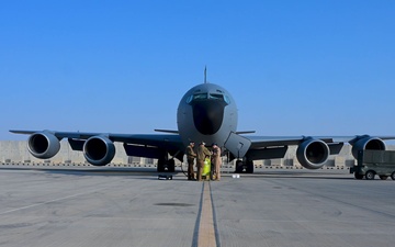 74th EARS conducts aerial refueling mission within CENTCOM