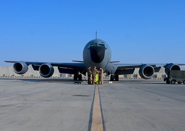 74th EARS conducts aerial refueling mission within CENTCOM