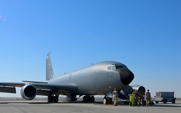 74th EARS conducts an air refueling mission within CENTCOM AOR