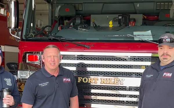 B-Roll: Fort Riley Firefighters Deliver Shoutouts Ahead of Miami vs. Indiana Game