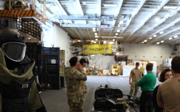 Explosive Ordinance Disposal Mobile Unit Ten Aboard USS George H.W. Bush