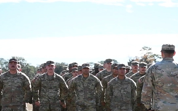Departure Ceremony 2nd Battalion, 124th Infantry Regiment