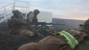3rd LCT Marines participate in a live-fire machine gun training event  (B-Roll)