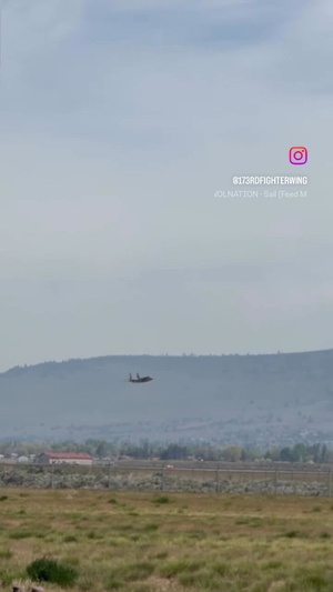 People Turn to Look at our F-15s