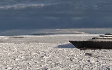 USCGC Polar Star (WAGB 10) provides support to an Australian-owned cruise ship stuck in ice on cutter’s 50th birthday amid Operation Deep Freeze 2026