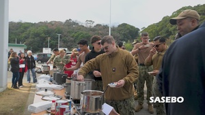 NBU7 Cultural Exchange with USO Sasebo and Sasebo Tops