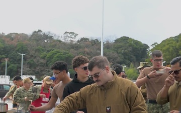 NBU7 Cultural Exchange with USO Sasebo and Sasebo Tops