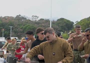 NBU7 Cultural Exchange with USO Sasebo and Sasebo Tops