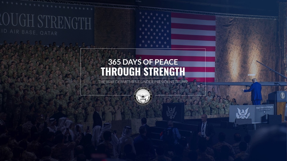 DVIDS - Video - One Year of Peace Through Strength - Department of the ...